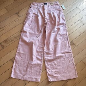 MaEve by ANTHROPOLOGIE Light Peach Wide Leg Pants Size 28 New With Tags